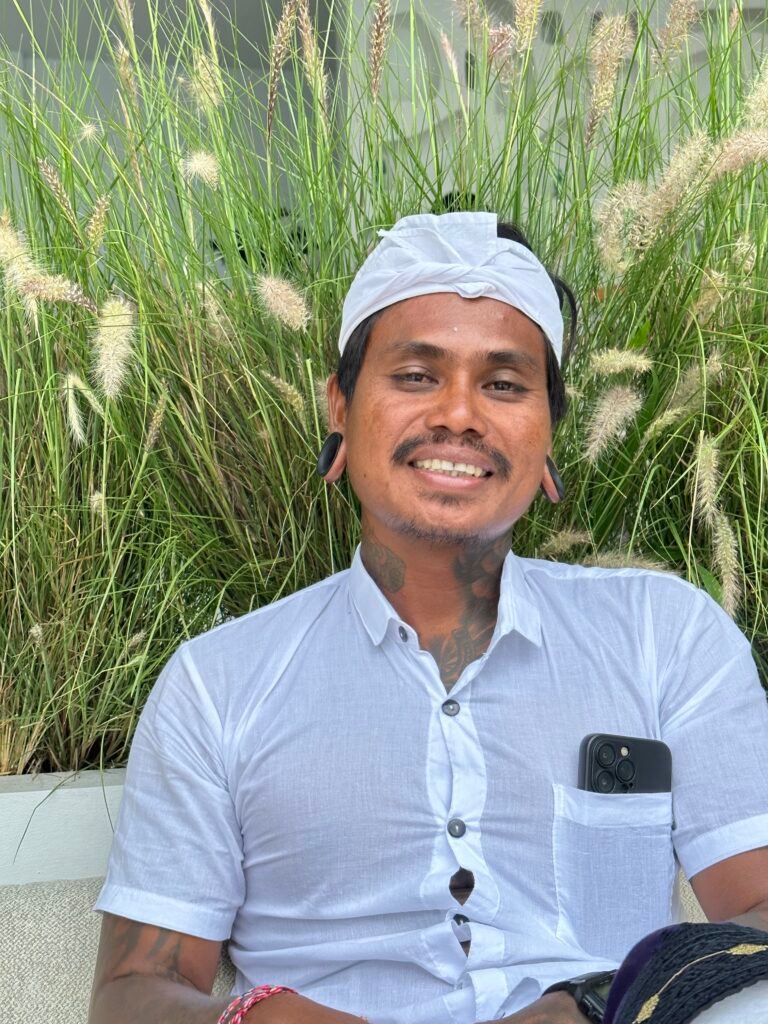 Made Moks, born and raised in Bali